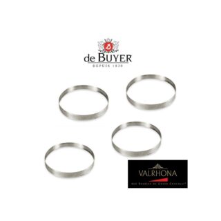 Cercles à tarte De Buyer inox – 11 tailles par la marque de Buyer de Buyer - Cercles à tarte De Buyer inox – 11 tailles