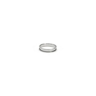 de Buyer - Cercle à tarte DE BUYER en inox perforé 10cm hauteur 2cm
