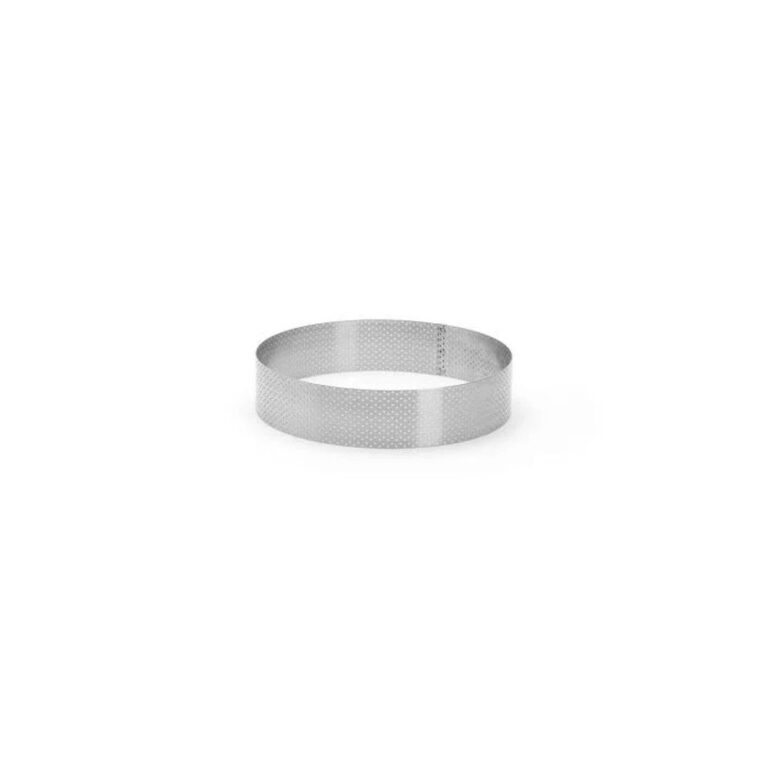 DE BUYER - Cercle à tarte DE BUYER en inox perforé hauteur 4.5cm - 3 tailles