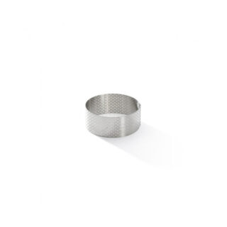 de Buyer - Cercle à tarte DE BUYER rond avec bord droit en inox hauteur 3.5cm  4 tailles