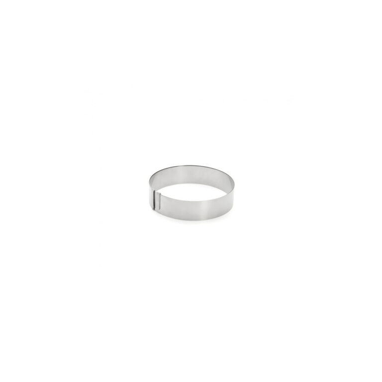 DE BUYER - Cercle moule gradué extensible inox De Buyer - 3 hauteurs
