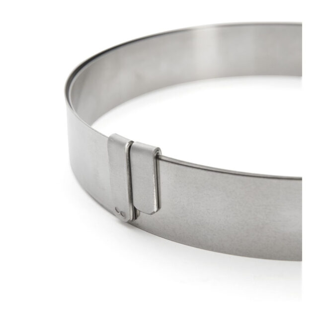 DE BUYER - Cercle moule gradué extensible inox De Buyer - 3 hauteurs