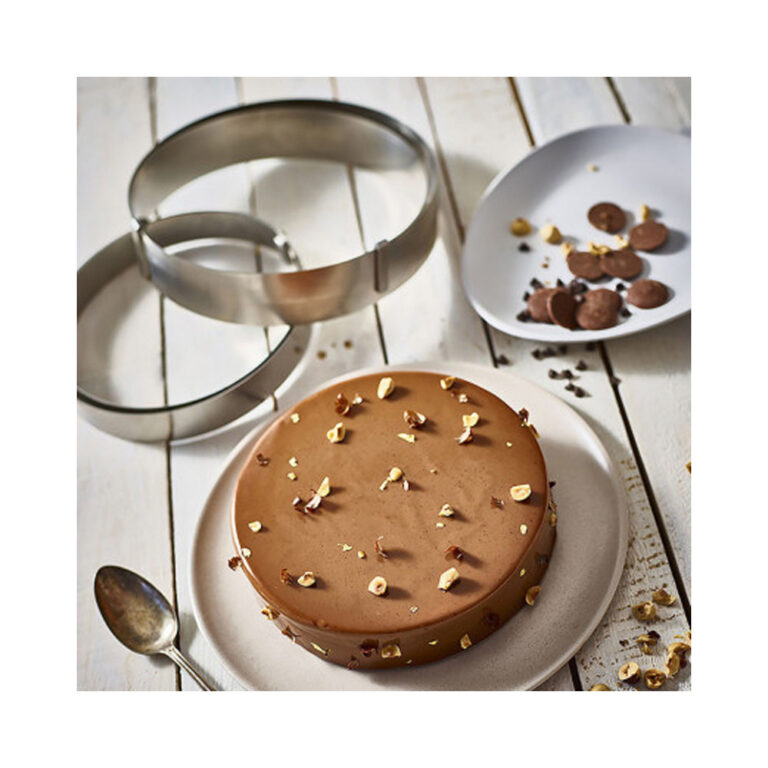 DE BUYER - Cercle moule gradué extensible inox De Buyer - 3 hauteurs