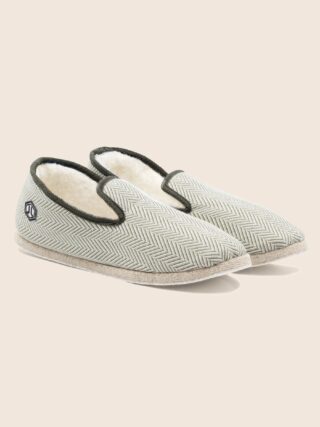 JULES & JENN - Charentaises tradition blanc kaki