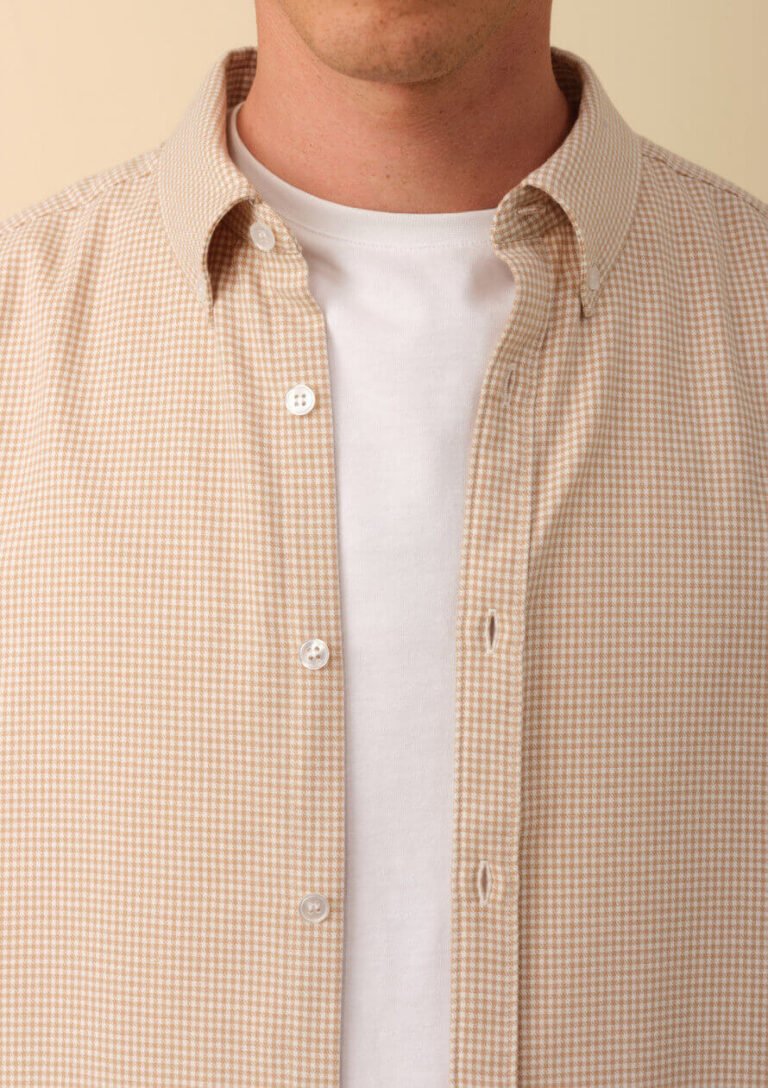 Montlimart - CHEMISE SAINT PAUL CARREAUX BEIGE