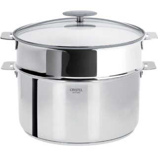 CRISTEL - Cocotte vapeur Cristel Casteline en inox 24cm
