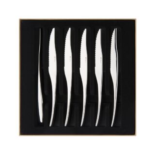 DEGRENNE - Coffret 6 couteaux Gourmet miroir GUY DEGRENNE