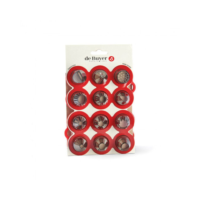 DE BUYER - Coffret mix de 12 douilles DE BUYER pour Le Tube