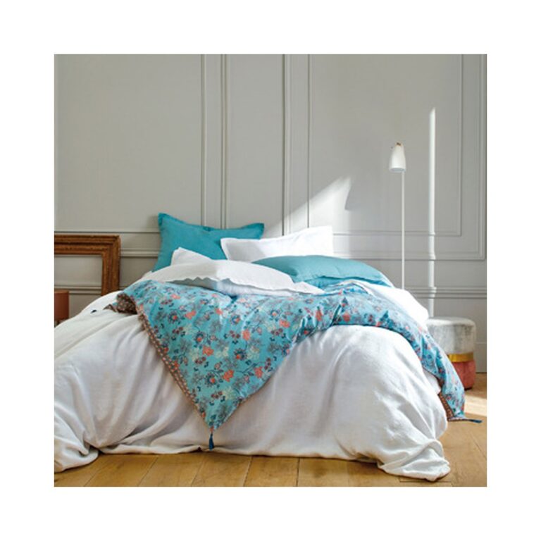BLANC DES VOSGES - Parure de lit Louxor 100% lin Blanc des vosges - 8 coloris