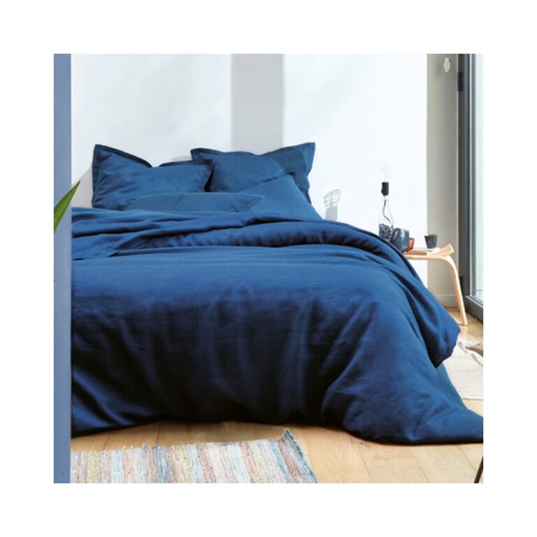 BLANC DES VOSGES - Parure de lit Louxor 100% lin Blanc des vosges - 8 coloris