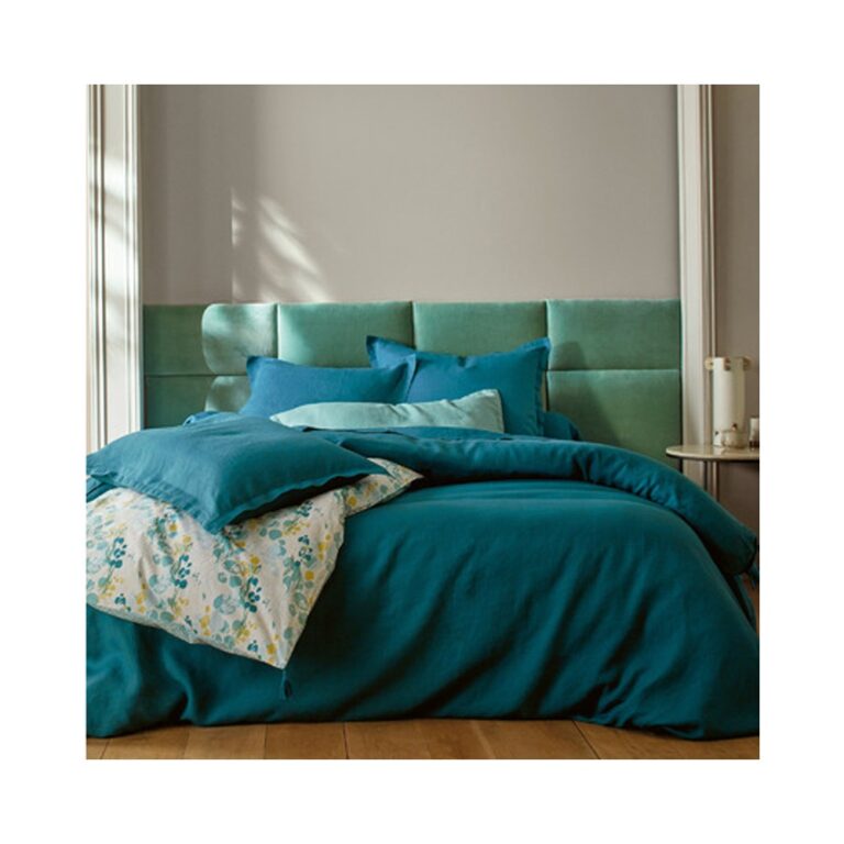 BLANC DES VOSGES - Parure de lit Louxor 100% lin Blanc des vosges - 8 coloris