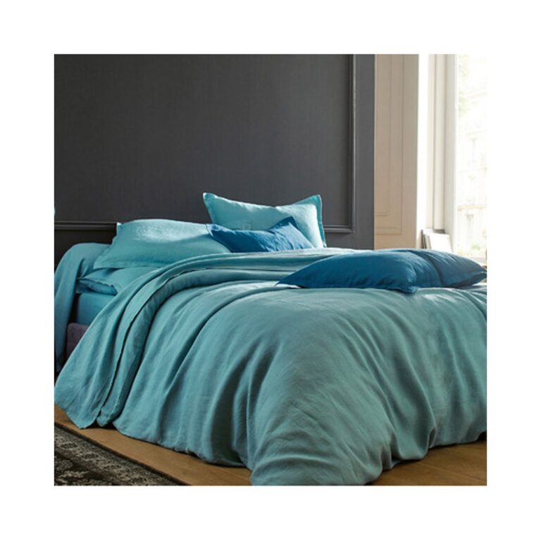 BLANC DES VOSGES - Parure de lit Louxor 100% lin Blanc des vosges - 8 coloris