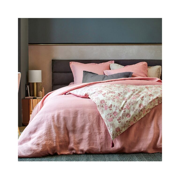BLANC DES VOSGES - Parure de lit Louxor 100% lin Blanc des vosges - 8 coloris