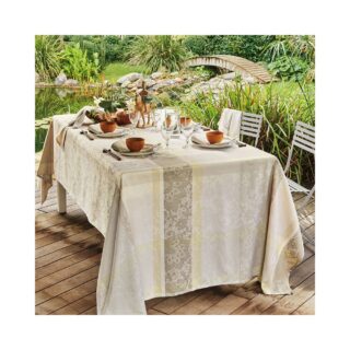 Nappe Mille dentelles beige Garnier Thiebaut – 5 dimensions par la marque Garnier Thiebaut Garnier Thiebaut - Nappe Mille dentelles beige Garnier Thiebaut – 5 dimensions