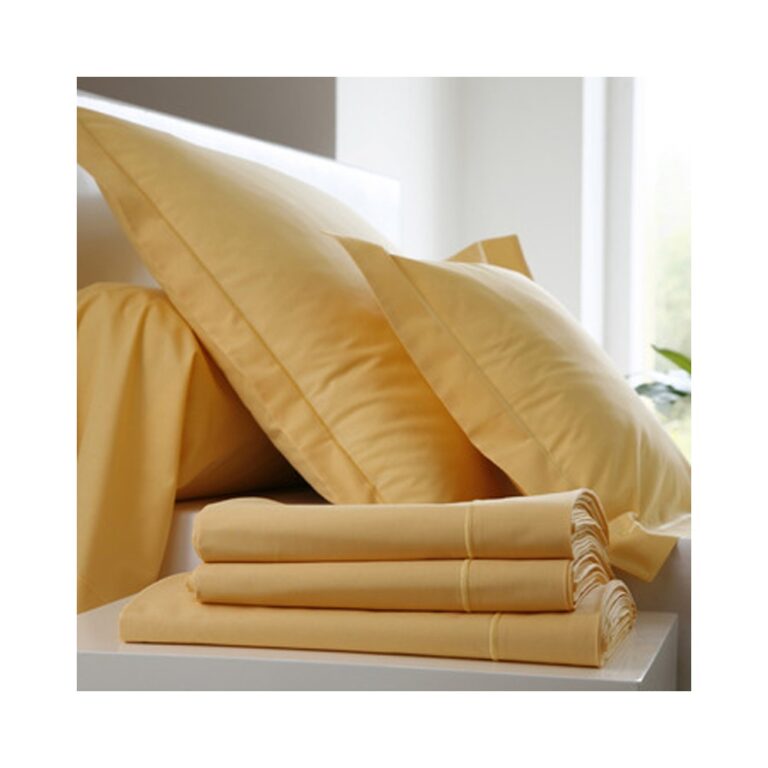BLANC DES VOSGES - Parure de lit UNI Percale de coton Blanc des Vosges - 16 coloris