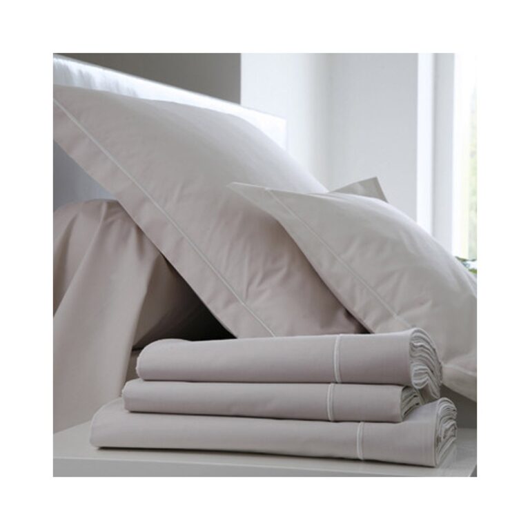 BLANC DES VOSGES - Parure de lit UNI Percale de coton Blanc des Vosges - 16 coloris