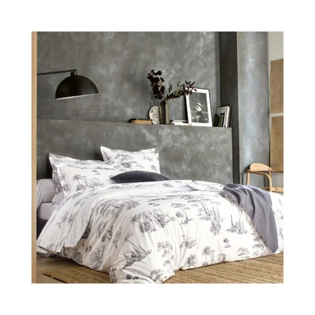 BLANC DES VOSGES - Parure de lit Promenade Blanc des vosges - 2 coloris