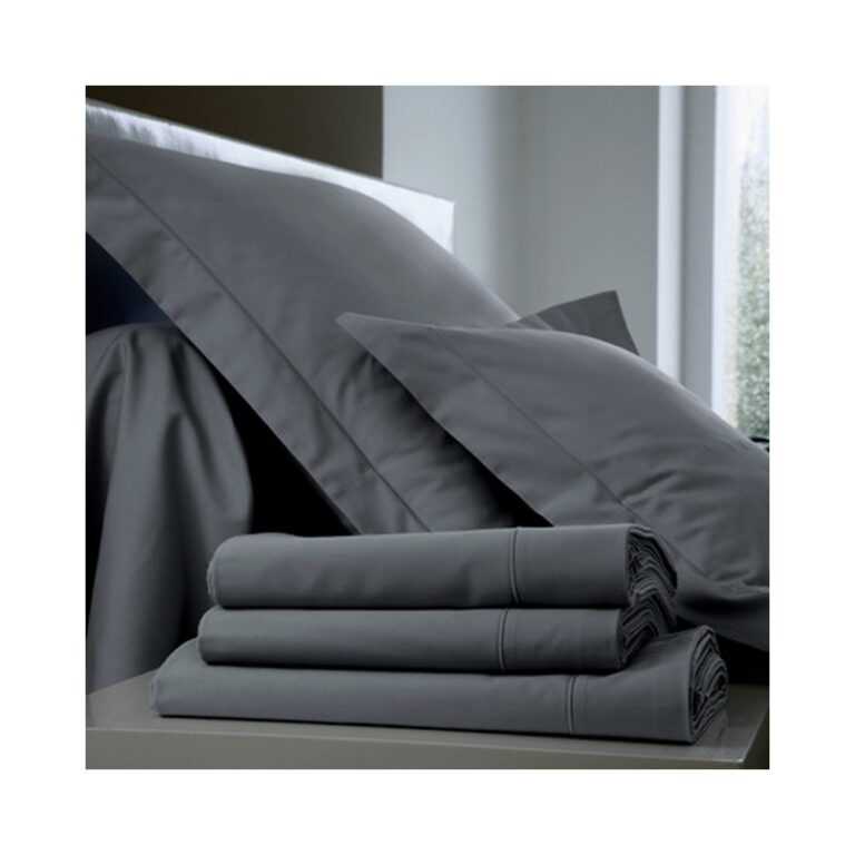 BLANC DES VOSGES - Parure de lit UNI Satin Blanc des Vosges - 9 coloris