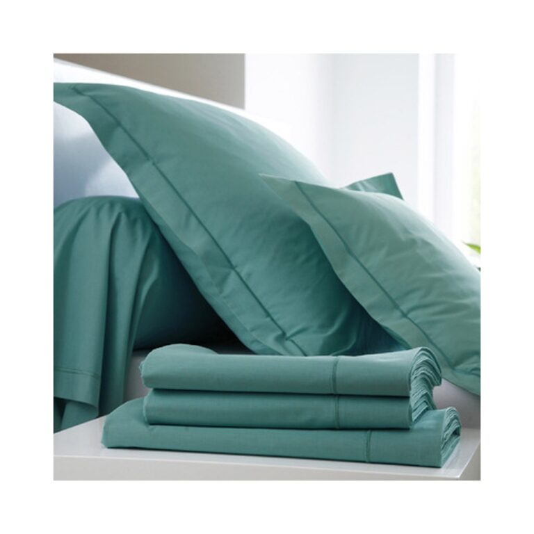 BLANC DES VOSGES - Parure de lit UNI Satin Blanc des Vosges - 9 coloris