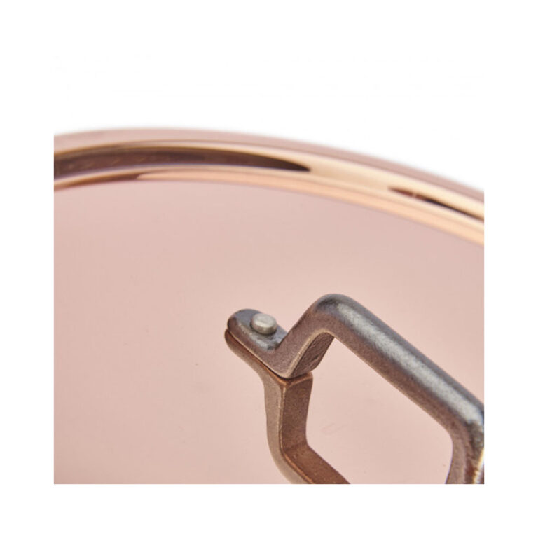 DE BUYER - Couvercle DE BUYER Inocuivre cuivre-inox poignée fonte 12cm