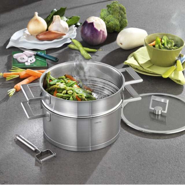 CRISTEL - Couvercle plat CRISTEL Strate en verre - 8 tailles