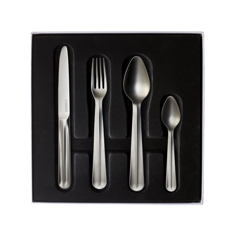 couverts l empreinte n2 mat degrenne Degrenne - Couverts 24 pièces L'Empreinte n°2 Mat Degrenne