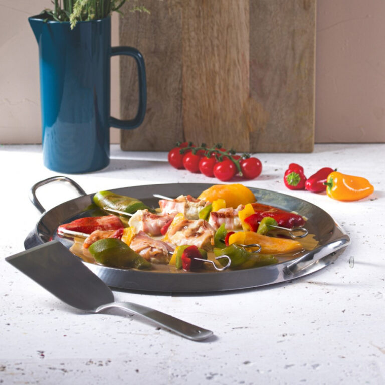 CRISTEL - Grill rond Cristel plancha en inox diamètre 34cm
