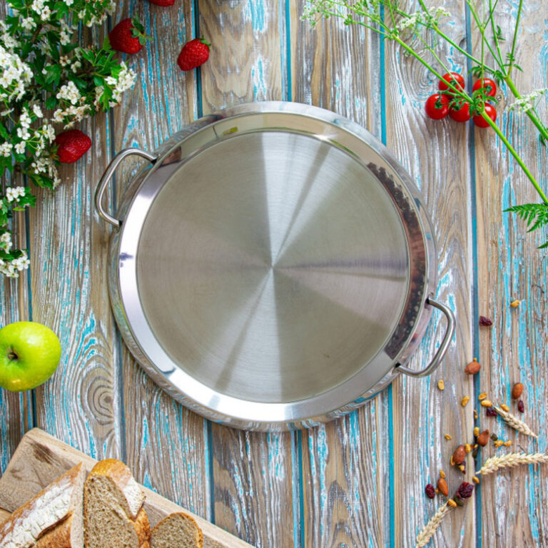 CRISTEL - Grill rond Cristel plancha en inox diamètre 34cm