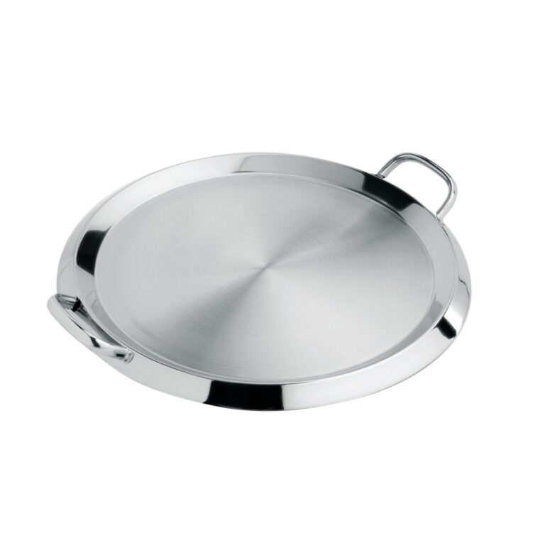 cristel grill plancha CRISTEL - Grill rond Cristel plancha en inox diamètre 34cm