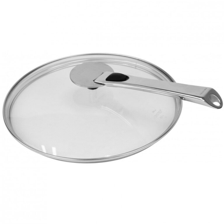 CRISTEL - Set de 3 couvercles Cristel Platine inox verre