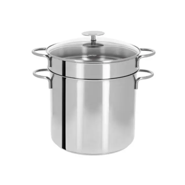 CRISTEL - Ensemble cuit-pâtes inox Cristel Mutine 22cm