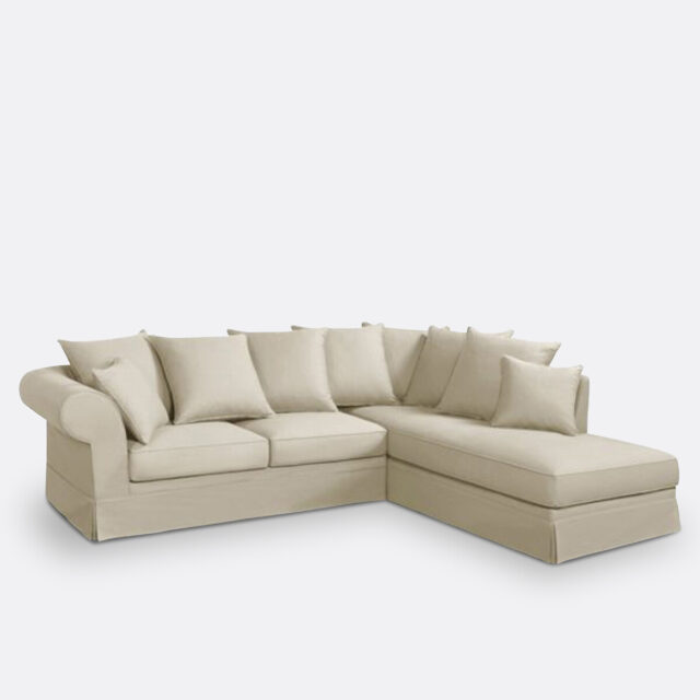 LA REDOUTE INTERIEURS - Canapé D'angle Convertible Coton Adelia