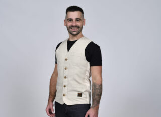 Kiplay Vintage - Gilet 100% Lin  Louis