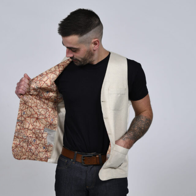 Kiplay Vintage - Gilet 100% Lin - Louis