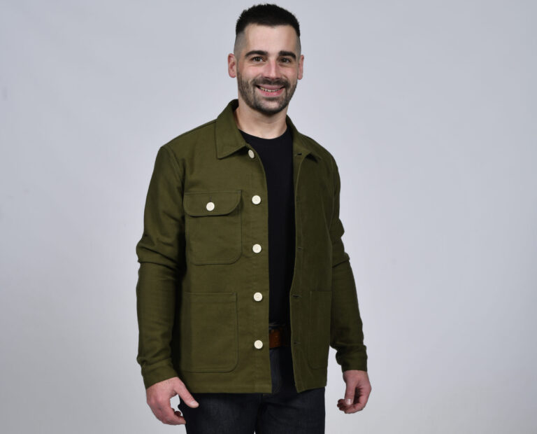 Kiplay Vintage - Veste Moleskine de Satin Bio Edouard