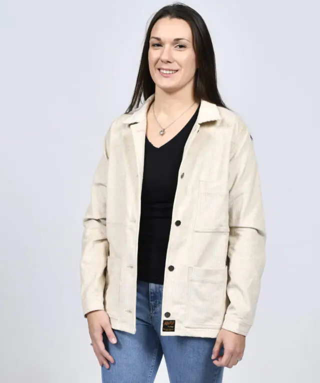 Kiplay Vintage - Veste coton/lin aspect velours Léandre