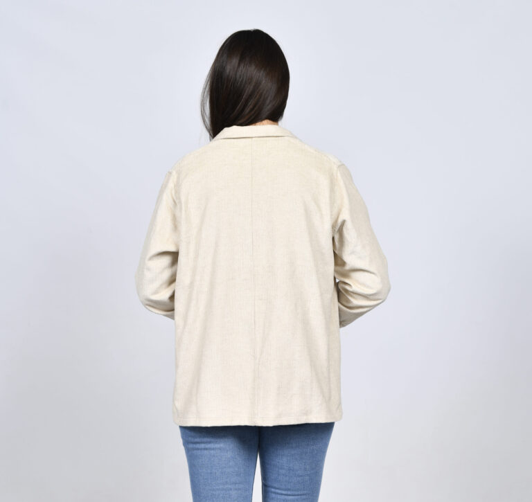 Kiplay Vintage - Veste coton/lin aspect velours Léandre