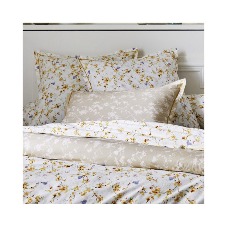 TRADILINGE - Drap housse TRADILINGE Bel Amour Jaune 140x200 bonnet 30cm (1 disponible)