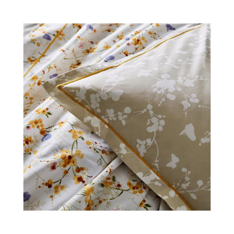 TRADILINGE - Drap housse TRADILINGE Bel Amour Jaune 140x200 bonnet 30cm (1 disponible)
