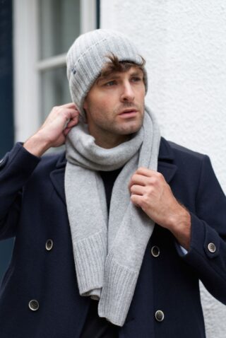 Echarpe Jacques Gris par la marque Maison Bonnefoy Maison Bonnefoy - Echarpe Jacques Gris