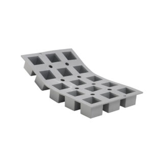 de Buyer - Elastomoule DE BUYER à 15 petits cubes moule plaque en silicone