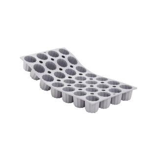 de Buyer - Elastomoule DE BUYER à 28 mini cannelés Bordelais moule plaque en silicone