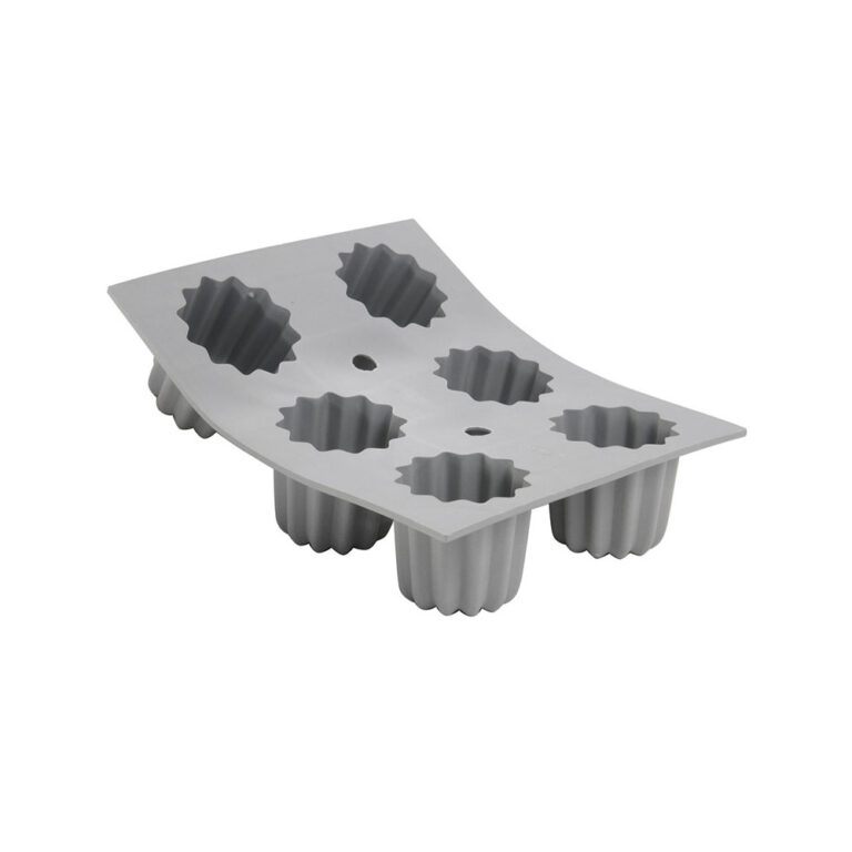 DE BUYER - Elastomoule DE BUYER à 6 cannelés Bordelais moule en silicone