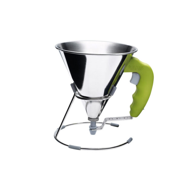 DE BUYER - Entonnoir à piston DE BUYER en inox Kwik 0.8L - 5 coloris