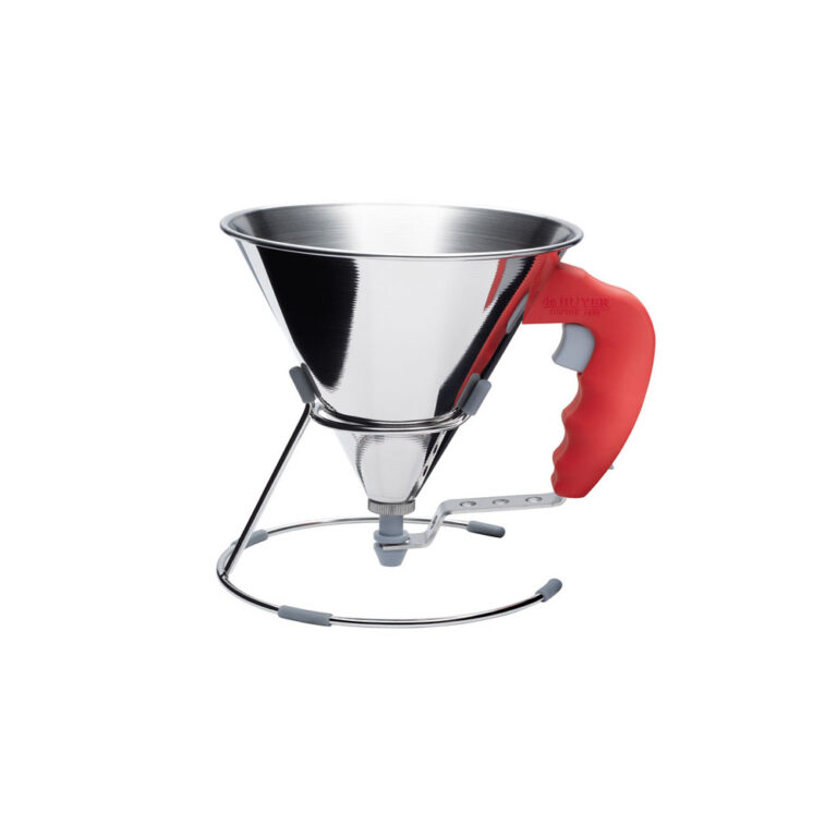 DE BUYER - Entonnoir à piston DE BUYER en inox Kwik 0.8L - 5 coloris