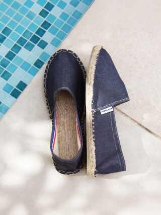 JULES & JENN - Espadrilles toile de jean bleu
