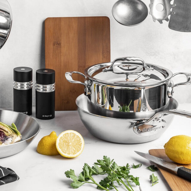 DE BUYER - Faitout inox avec couvercle Affinity De Buyer - 4 tailles