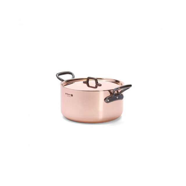 DE BUYER - Faitout cocotte DE BUYER Prima Matera en cuivre poignée acier - 4 tailles