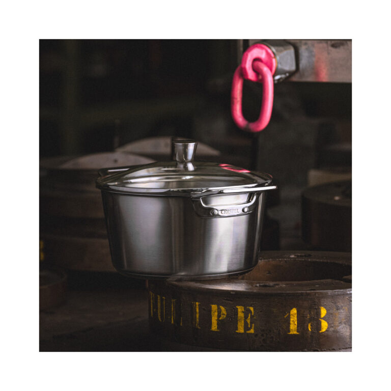 CRISTEL - Faitout CRISTEL 1826 inox couvercle verre - 4 tailles