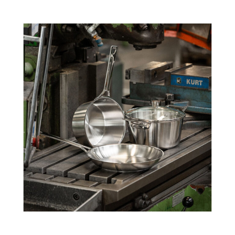 CRISTEL - Faitout CRISTEL 1826 inox couvercle verre - 4 tailles